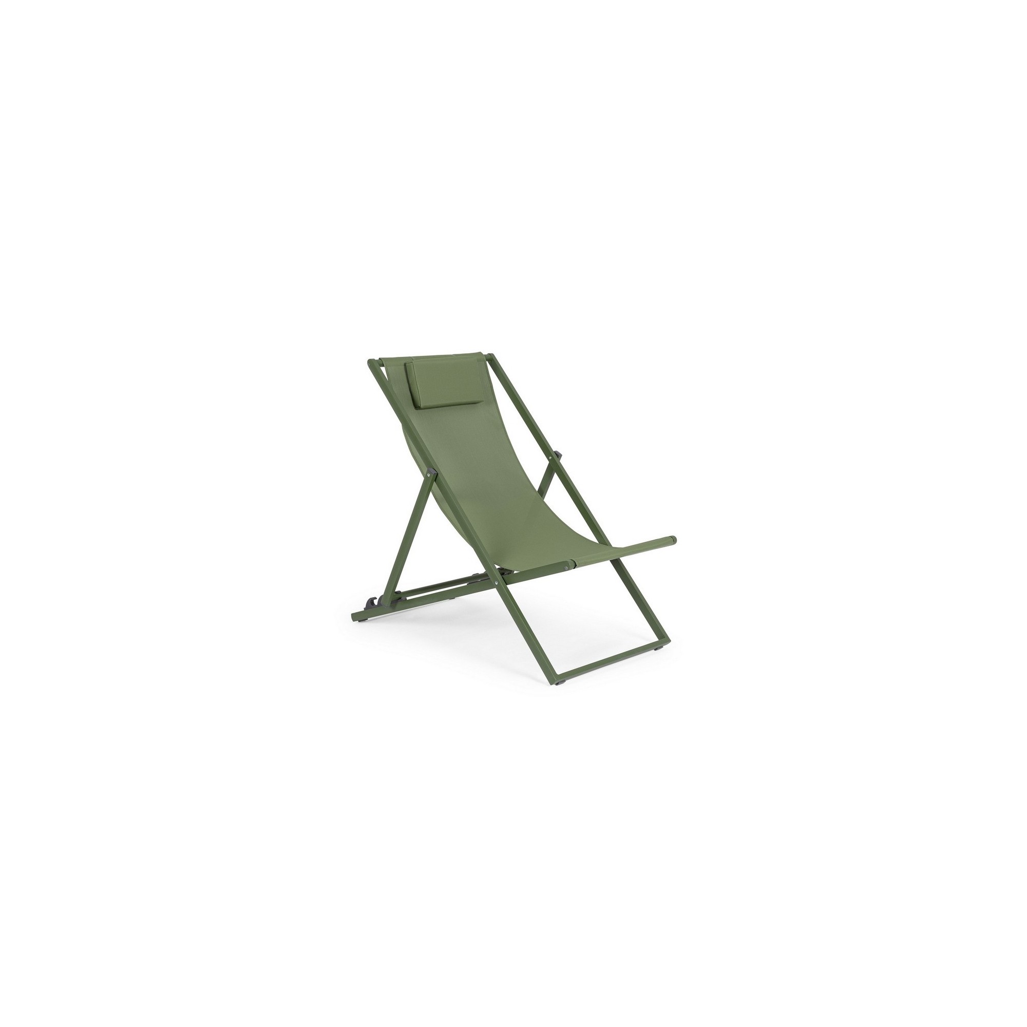 Sedia Reclinabile da Giardino Solenny Relax 5 Posizioni con Schienale Anatomico Azzurro | Leroy