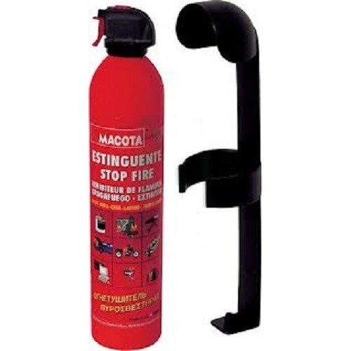 Estintore portatile 1 kg con supporto per auto barca barbecue antincendio Estintore portatile 1 kg con supporto per auto barca barbecue antincendio