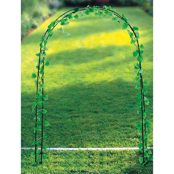 Accessori giardino Arco decorativo per fiori e piante rampicanti 137x38x200/240