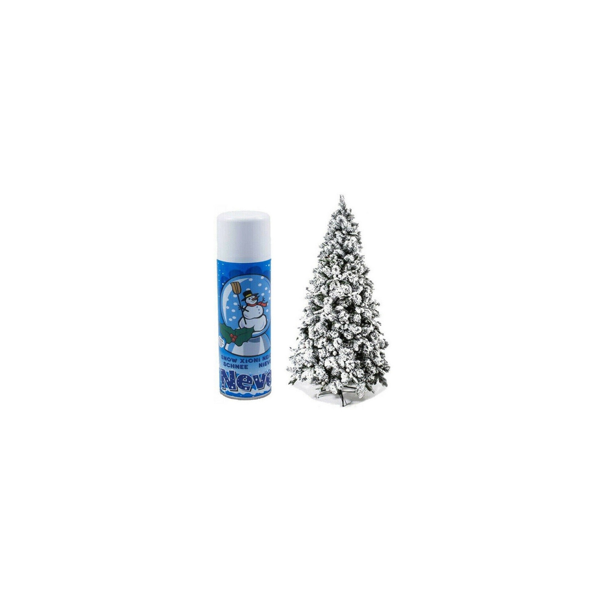 Neve Artificiale Per Alberi Di Natale Neve spray artificiale decorazioni natalizie alberi di natale presente