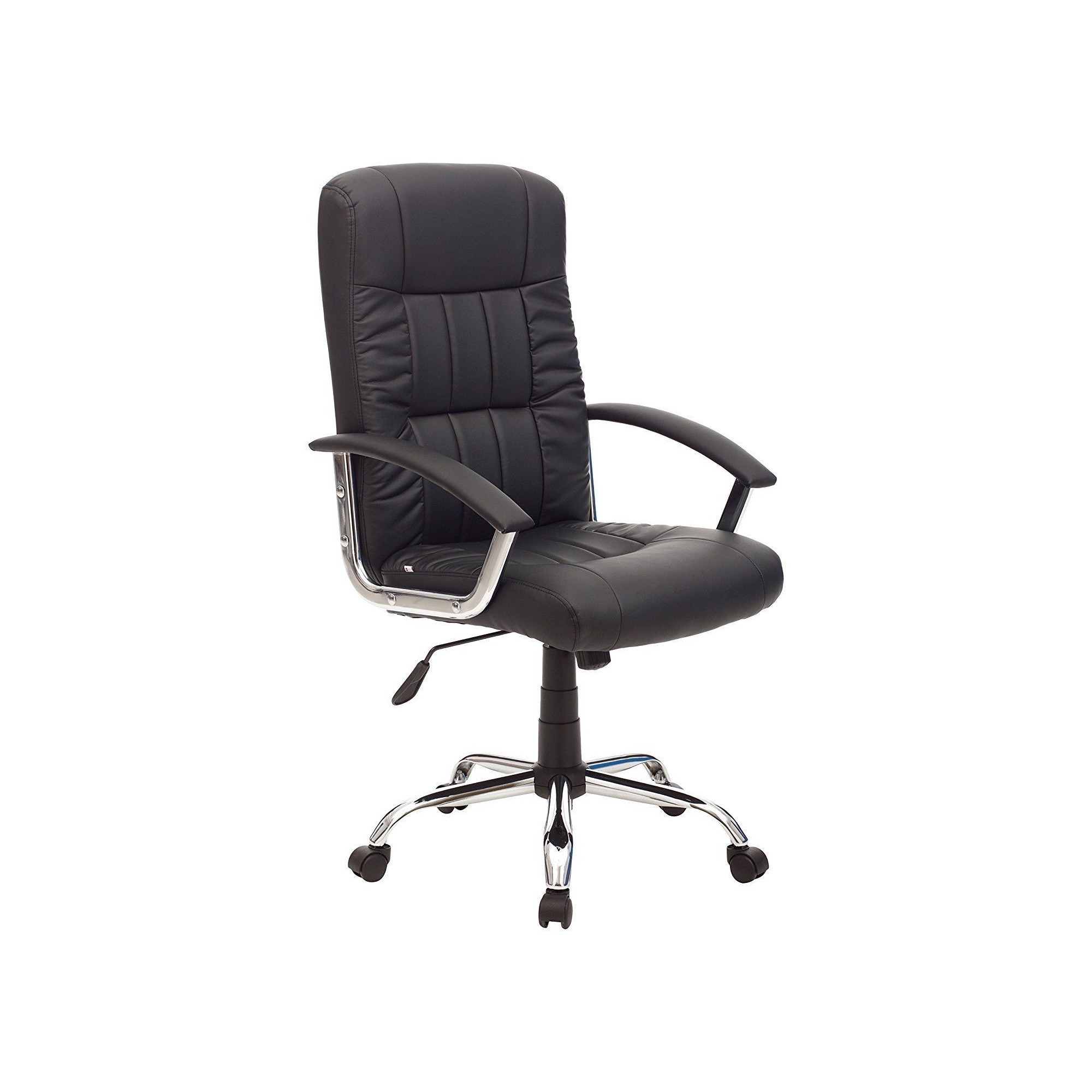Base cromata ricmbio per sedia ufficio con ruote gommate- Uni-form Srl
