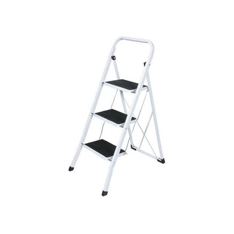 SCALA SCALETTA PIEGHEVOLE 3 Gradini Antiscivolo Sgabello Scaletto Acciaio  150kg EUR 39,90 - PicClick IT