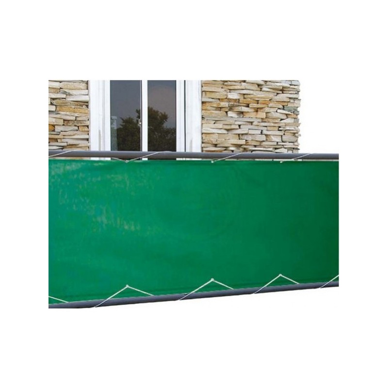 Telo ringhiera frangivista 3x1.5 mt supergreen per recinzione balcone  terrazzo esterno
