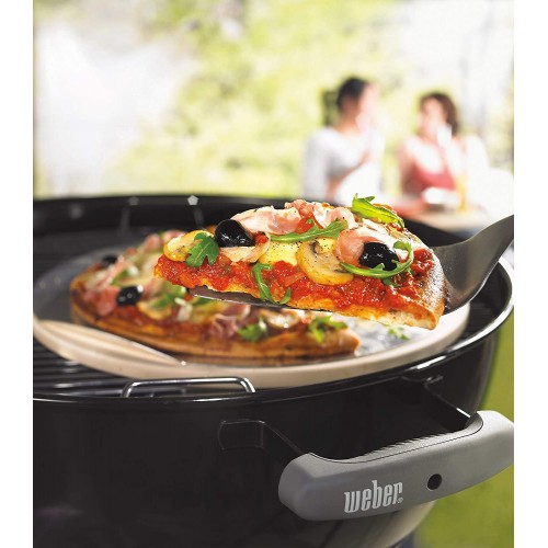Weber 17058 pietra refrattaria per pizza rotonda 36.5 cm