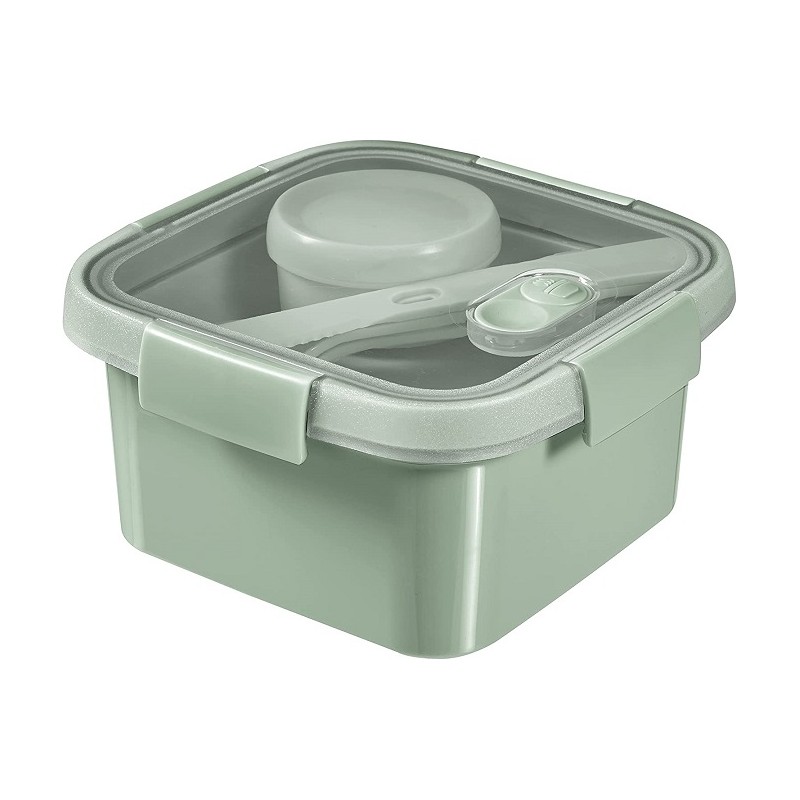 Porta pranzo smart eco in plastica colore verde 1,1lt