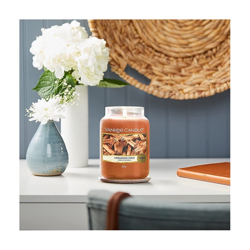 YANKEE CANDLE - Candela Profumata Cinnamon Stick in Giara Grande