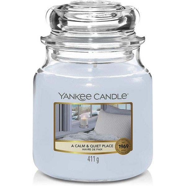 Candela profumata YANKEE CANDLE - A Calm & Quiet Place Giara Media - Yankee  Candle - Giare medie - Candele profumate - Tempus Doni