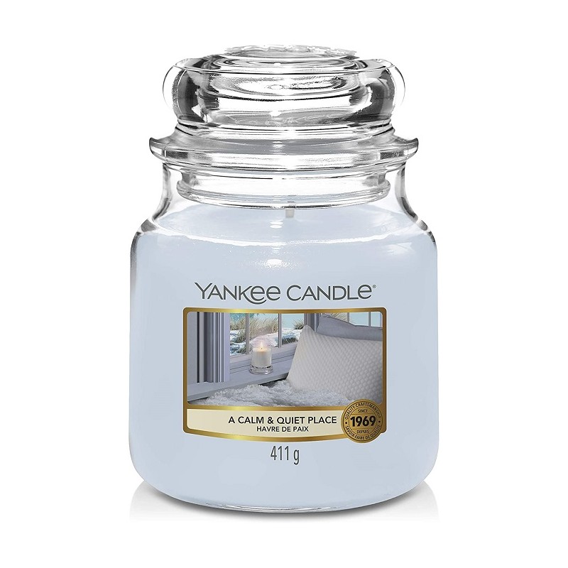 Candela profumata YANKEE CANDLE - A Calm & Quiet Place Giara Media - Yankee  Candle - Giare medie - Candele profumate - Tempus Doni